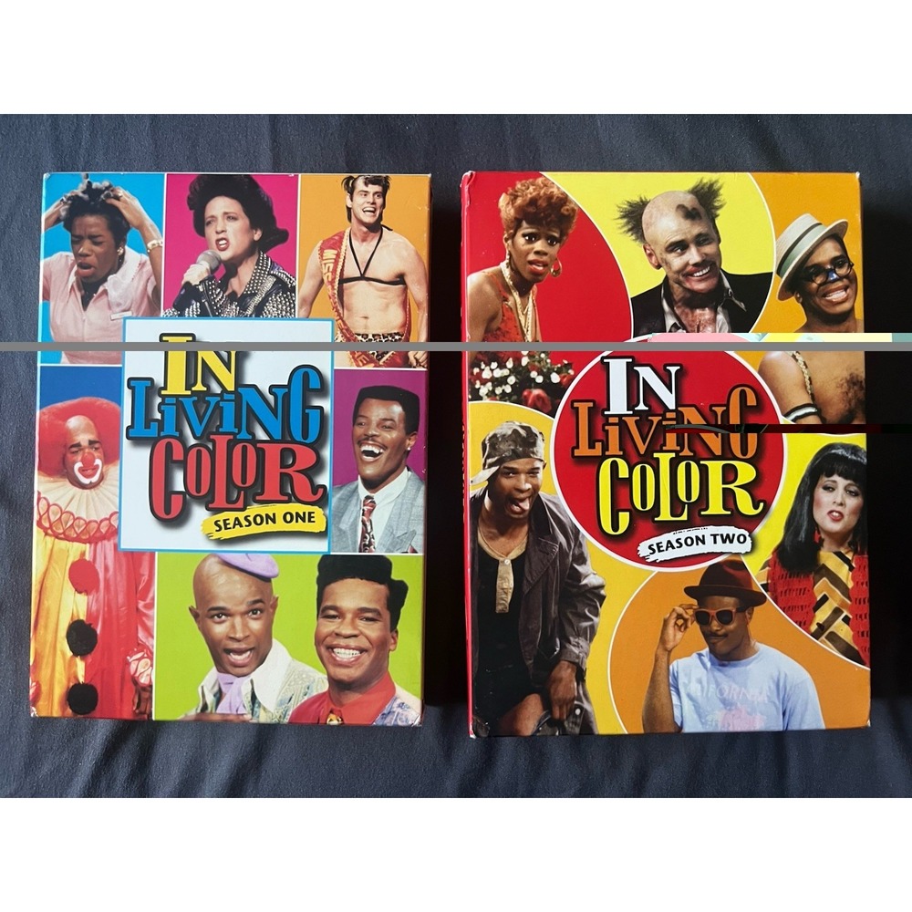 In Living Color Seasons 1 & 2 Complete DVD Box Sets 7 Disc Jim Carrey Wayans